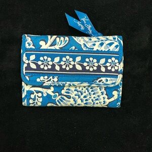 Vera Bradley Blue and White Floral Wallet